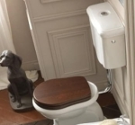 KERASAN RETRO DESKA WOLNOOPADAJĄCA DREWNIANA CHROM 108840