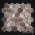 CIR MIAMI ESAGONA LIGHT BROWN 24x27,7 YETI GRUPPO WARSZAWA