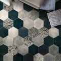 CIR MIAMI COLLINS ESAGONA BLUE 24x27,7 YETI GRUPPO WARSZAWA