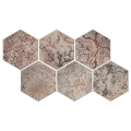 CIR MIAMI COLLINS ESAGONA RED 24x27,7 YETI GRUPPO WARSZAWA