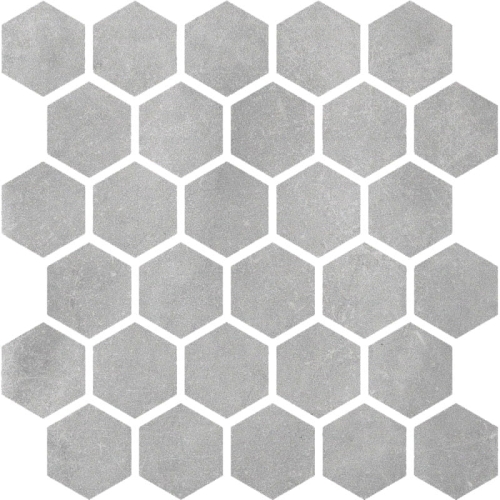 CIR MATERIA PRIMA MOSAICO ESAGONA GREY VETIVIER 27x27 YETI GRUPPO WARSZAWA