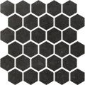 CIR MATERIA PRIMA MOSAICO ESAGONA BLACK STORM 27x27 YETI GRUPPO WARSZAWA