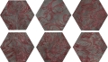 CIR FUORITONO FUORIDAMASCO ROSSO S/6 24x27,7 YETI GRUPPO WARSZAWA