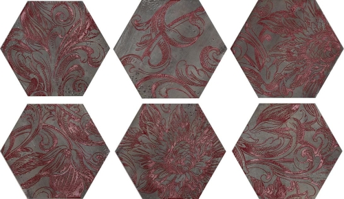 CIR FUORITONO FUORIDAMASCO ROSSO S/6 24x27,7 YETI GRUPPO WARSZAWA