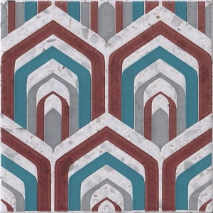 CIR VENEZIA PAVONA LAMPONE 20x20 Dekor 1060985