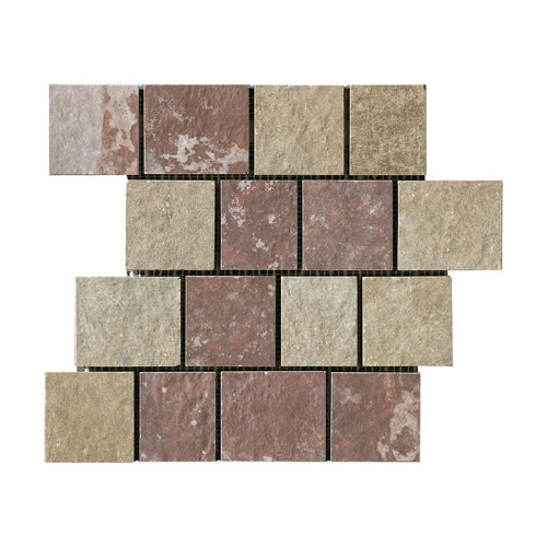 CIR MOLO AUDACE MOSAICO PAVE MIX ROSSO 30x30 YETI GRUPPO WARSZAWA