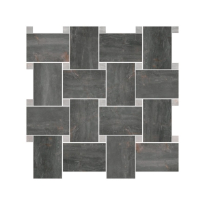 SERENISSIMA FOSSIL MOSAICO BASKET PIOMBO 30x30 LUX-RETT 1066647 Płytka gresowa
