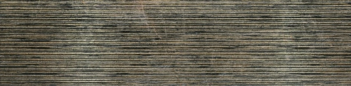 SERENISSIMA FOSSIL INSERTO LINES GOLD PIOMBO 30x120 - YETI GRUPPO WARSZAWA