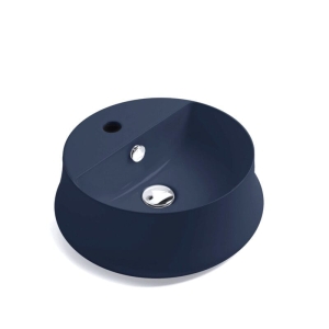 Simas Sharp umywalka nablatowa navy matt Ø42 cm SH03