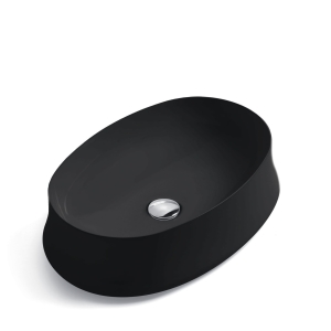 Simas Sharp umywalka nablatowa nero matt 60x42 SH04