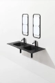 SIMAS WAVE LUSTRO NERO MATT 30x70 - YETI GRUPPO WARSZAWA