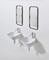 SIMAS WAVE LUSTRO NERO MATT 30x70 - YETI GRUPPO WARSZAWA