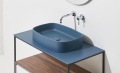SIMAS FOLIO UMYWALKA NABLATOWA NAVY MATT 60x40 - YETI GRUPPO WARSZAWA