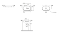 KERASAN NOLITA UMYWALKA PODWIESZANA/ NABLATOWA NERO MATT 50x45 - YETI GRUPPO WARSZAWA