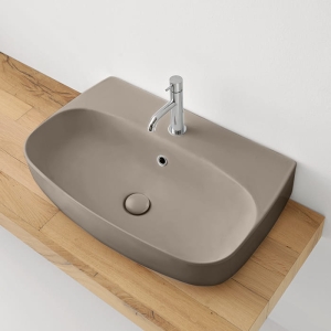 KERASAN NOLITA UMYWALKA PODWIESZANA/ NABLATOWA NOCCIOLA MATT 70x45  534281