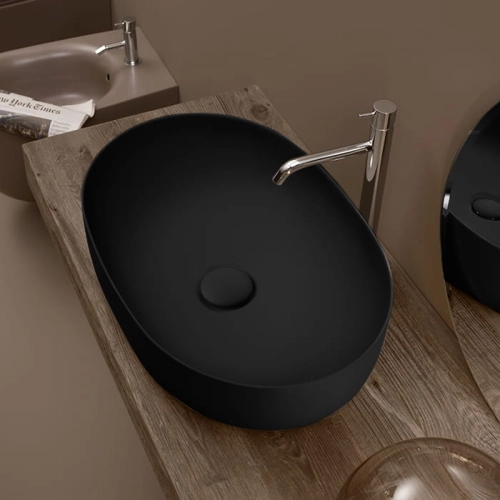 KERASAN NOLITA UMYWALKA NABLATOWA NERO MATT 60x40 - YETI GRUPPO WARSZAWA