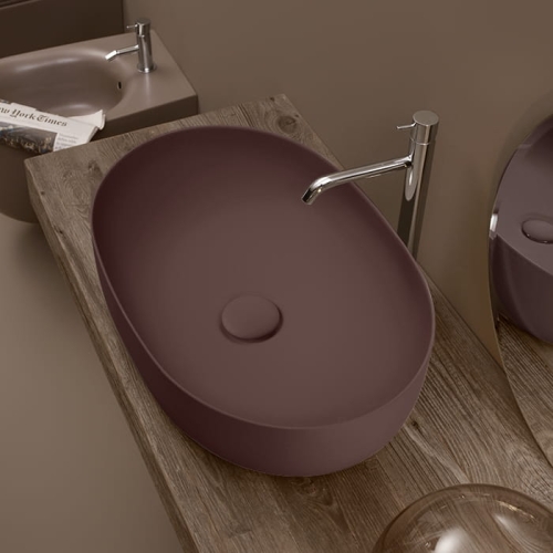 KERASAN NOLITA UMYWALKA NABLATOWA BORGOGNA MATT 60x40 - YETI GRUPPO WARSZAWA