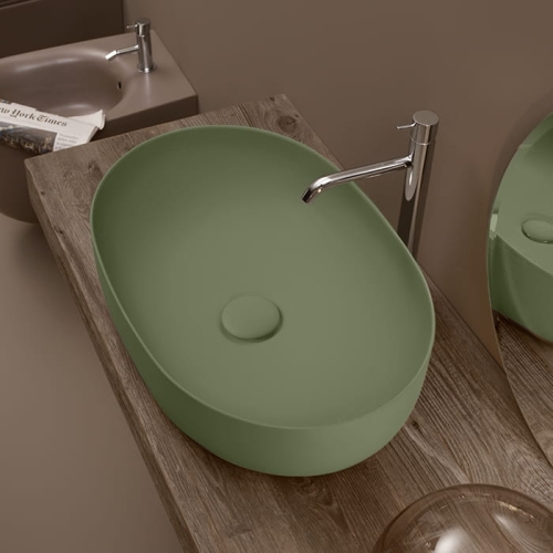 KERASAN NOLITA UMYWALKA NABLATOWA VERDE MATT 60x40 - YETI GRUPPO WARSZAWA