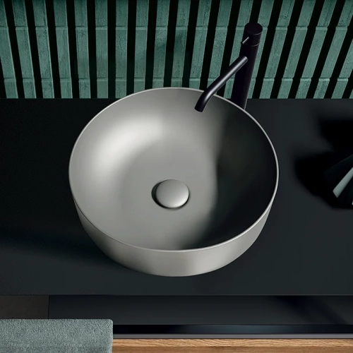 KERASAN NOLITA UMYWALKA NABLATOWA FERRO MATT Ø40 - YETI GRUPPO WARSZAWA