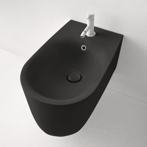 KERASAN NOLITA BIDET PODWIESZANY NERO MATT 35x55 - YETI GRUPPO WARSZAWA