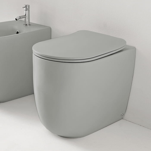 KERASAN NOLITA MISKA WC NORIM STOJĄCA GRIGIO MATT 35x55 - YETI GRUPPO WARSZAWA