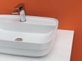 KERASAN TRIBECA UMYWALKA NABLATOWA/ WPUSZCZANA W BLAT 60x43 BIANCO - YETI GRUPPO WARSZAWA