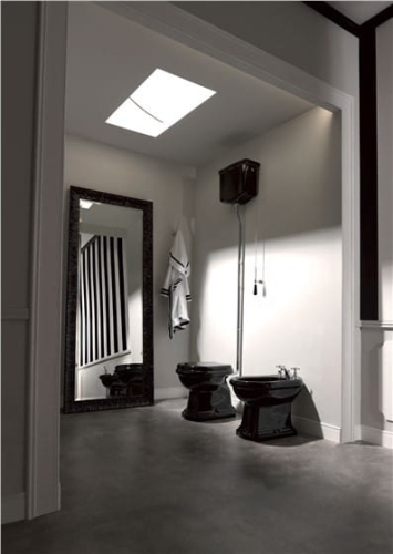 KERASAN RETRO MISKA DO GÓRNOPŁUKU I DOLNOPŁUKU CZARNA - YETI GRUPPO WARSZAWA