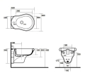 KERASAN RETRO BIDET PODWIESZANY CZARNY - YETI GRUPPO WARSZAWA