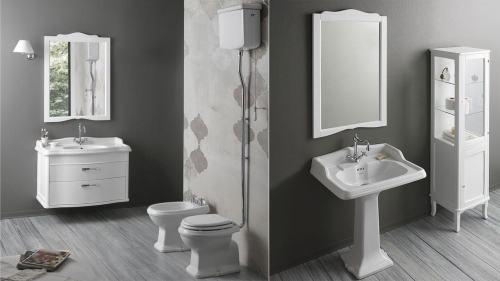 SIMAS ARCADE LUSTRO ŚCIENNE BIAŁE 83x116 cm - YETI GRUPPO WARSZAWA