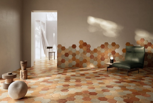 CIR COTTO DEL CAMPIANO GIALLO UMBRIA ESAGONA - YETI GRUPPO WARSZAWA