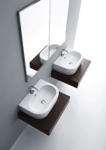 KERASAN FLO UMYWALKA BIAŁA 60x42 314201