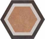 CIR ITALICA TERRA MODERNA ESAGONA DOLCE 24x27,7 1087200 Płytka gresowa