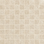 SERENISSIMA ECLETTICA MOSAICO TESSERA BEIGE 30x30 RETT SILK R9 1082436 Płytka gresowa