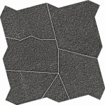 SERENISSIMA ECLETTICA MOSAICO PALLADINA MIX NERO 58x58 RETT ROCK R11 1082043 Płytka gresowa