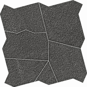 SERENISSIMA ECLETTICA MOSAICO PALLADINA MIX NERO 58x58 RETT ROCK R11 1082043 Płytka gresowa