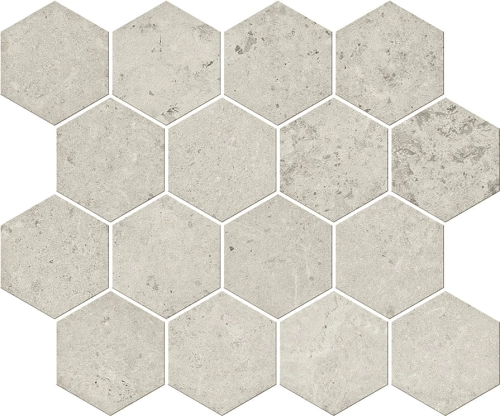 CONCRETA MOSAICO ESAGONA AVORIO - PŁYTKA GRESOWA - YETI WARSZAWA