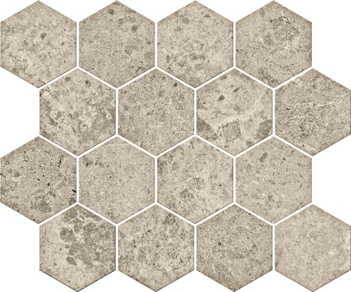 CONCRETA MOSAICO ESAGONA ECRU - PŁYTKA GRESOWA - YETI WARSZAWA