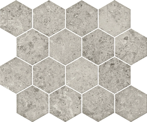 CONCRETA MOSAICO ESAGONA TITANIO - PŁYTKA GRESOWA - YETI WARSZAWA