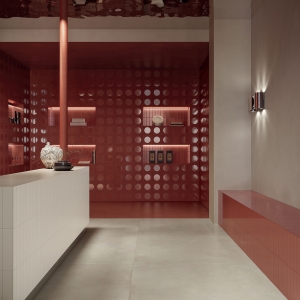 CIR FOREVER COLOR BUBBLE RED 20x20 MAT/GLOSSY 1093908 Dekor