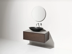 SIMAS TERRE DEL NORD UMYWALKA NABLATOWA NERO MATT 70x40H15 TN05