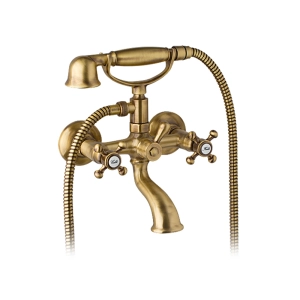 REITANO RUBINETTERIA ATEA BATERIA WANNOWA KOMPLETNA BRONZO R301
