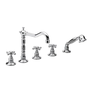 REITANO RUBINETTERIA ATEA BATERIA WANNOWA 5- OTWOROWA CHROM R388