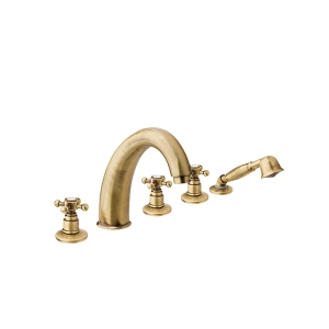 REITANO RUBINETTERIA ATEA BATERIA WANNOWA 5- OTWOROWA BRONZO R388
