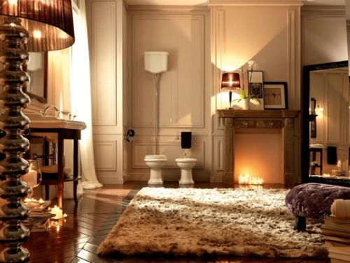 Górnopłuk Retro biały mechanizm chrom - Kerasan Włochy - Yeti Gruppo Warszawa