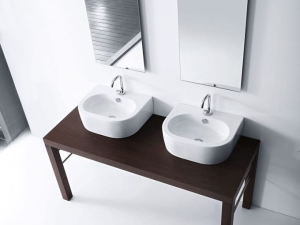KERASAN FLO UMYWALKA BIAŁA 50x40 314101