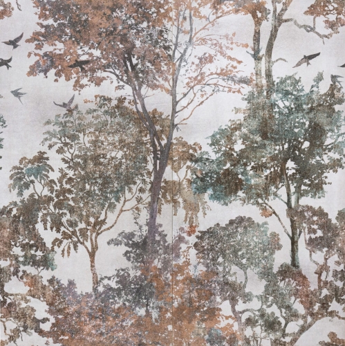Tapeta ceramiczna Serenissima Showall Wall 14 Forest RTT. 120x120 cm - Yeti Gruppo Warszawa