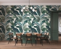 Tapeta ceramiczna Serenissima Showall Wall 07 White Leaf RTT. 120x120 cm - Yeti Gruppo Warszawa