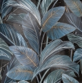 Tapeta ceramiczna Serenissima Showall Wall 06 Black Leaf RTT. 120x120 cm - Yeti Gruppo Warszawa