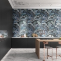 Tapeta ceramiczna Serenissima Showall Wall 06 Black Leaf RTT. 120x120 cm - Yeti Gruppo Warszawa