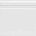 GRAZIA CERAMICHE BOISERIE ZOCCOLO BIANCO CRAQUELE 20x20 ZO05 Cokół
